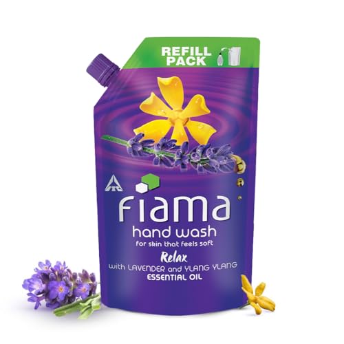 Fiama Relax Hand Wash, 750 Ml Refill Pack, Value Pouch, Lavender Oil & Ylang Extracts Handwash, For Soft & Supple Hands
