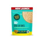 Yogabar Steel Cut Oats 750G | 100% Whole Grain, Gluten-Free, High Fiber, Non-Gmo, Protein-Rich, No Sugar Added