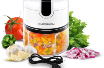 Longway Slicer Rechargeable Mini Electric Chopper | One Touch Operation Electric Vegetable & Fruit Chopper(1 Chopper)