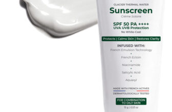 Aqueria Sunscreen – Spf 50 Pa++++ Oil Control Brightening French Multi-Active Spf | 2% Niacinamide, Salicylic Acid(15 G)