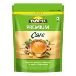 Tata Tea Premium Care Black Tea 1Kg, Delicious Tea With Goodness Of Tulsi, Mulethi, Ginger, Brahmi & Elaichi, Trusted Quality Tea, Loose Leaves