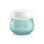 Dot & Key 72Hr Hydrating Gel + Probiotics Moisturizer For Face | With Hyaluronic Acid, Kombucha & Rice Water | Lightweight Gel Moisturizer | For Dull, Tired & Uneven Skin Tone I For All Skin Types | 15Ml