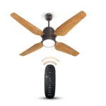 Havells 1200Mm Momenta Underlight Bldc+ Ceiling Fan | Remote Controlled, Smart Fan, Iot Enabled, Alexa & Google Home Compatible | Upto 60% Energy Saving, 2 Year Warranty | (Smoke Brown Pine Wood)