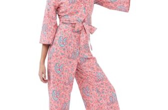 Vishudh Women Regular Fit V Neck Co-Ord Set Vncs000007 Multicolor Xl