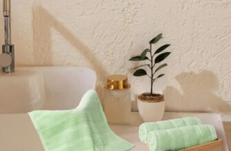 Mytrident Quick Dry Towel, 400 Gsm, 100% Cotton Towel, 3 Pc Wash, Sage