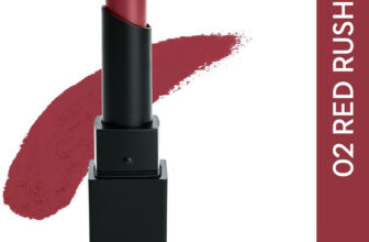 Sugar Cosmetics Nothing Else Matter Longwear Lipstick(02 Red Rush (Red With Hints Of Pink, 3.2 G)