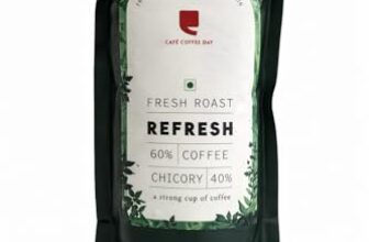 Cafe Coffee Day – Refresh 200 Gms | Filter 60% Coffee & 40% Chicory, Medium To Dark Roast | South Indian Filter | Freshly Roasted Ground – Bag