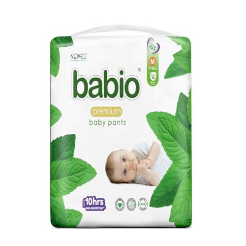 Babio Premiun Baby Diaper Pants With Extra Comfort And Dryness – S (78 Pieces)