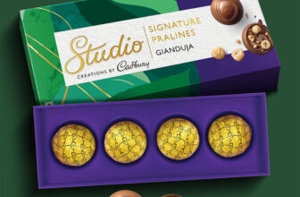 Cadbury Studio Signature Pralines Gianduja Hazelnut Chocolate Gift Pack Truffles(52 G)