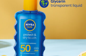 Nivea Sunscreen – Spf 50 Uva Uvb, Body Spray With Glycerin, For Men & Women, Sports & Beach(200 Ml)