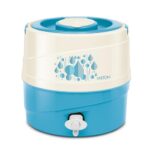 Milton Kool Rover 7 Water Jug Pu Insulated, 5.3 Litres, Bpa Free, Leak Proof & Portable Jug, Sturdy Handles, Ideal For Travel, Picnic, Offices, Shops, Bluish Green