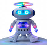 Smart Boy Dancing Robot Toy For Kids Boys Girls With 3D Light, Music, Birthday Gift(Multicolor)