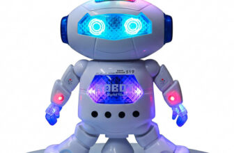Smart Boy Dancing Robot Toy For Kids Boys Girls With 3D Light, Music, Birthday Gift(Multicolor)