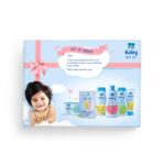 Parachute Advansed Baby Gift Pack With New Born Baby Essentials| 100% Virgin Coconut Oil | Pack Of 6 With Milestone Booklet