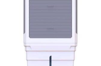 Bajaj Dmh 85X 85L Desert Air Cooler | High Air Delivery With Turbo Fan Technology | 3-Side Honeycomb Cooling & 4-Way Swing | Inverter Compatible | 1 Year Warranty【White】