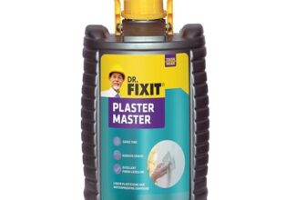 Dr. Fixit Plaster Master Advanced Liquid Waterproofing Compound For Plastering, Internal | External | Ceiling, 5 Litre