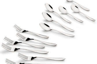 Bergner Essential Plus Passion 6 Dinner Spoon And 6 Dinner Fork, 12 Pcs Stainless Steel Cutlery Set(Pack Of 12)
