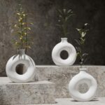 Lifelong Set Of 3 Home Decor Planters For Living Room & Balcony | 8.75 Inch Flower Pot | Decorative Indoor For Plants | Gamla, Pot Stand For Home Decoration | Ideal For Small Plants