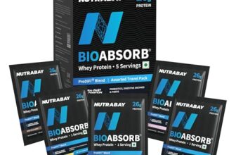 Nutrabay Bioabsorb™ Whey | Prodifi™ For Ultra-Fast Absorption | 26G Protein | Assorted Pack, 181G | No Bloating | No Added Sugar | Fast Recovery | India’S 1St Blend Of Fiber, Probiotics & Enzymes