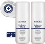 Aqueria Multi Active Underarm Roll On | 5.5% Aha Bha, Niacinamide – Flora Fragrance Deodorant Roll-On  –  For Men & Women(100 Ml, Pack Of 2)