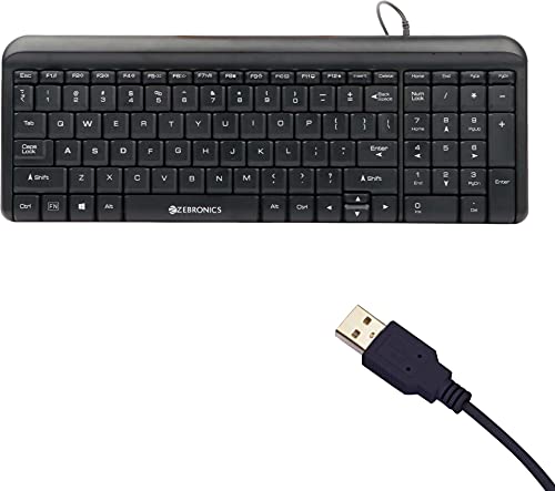 Frontech Wired Gaming Keyboard With 104 Keys | Rainbow Backlight Effect | Membrane Keys With Retractable Stands | Usb Plug & Play | Ergonomic Design | Easy To Use (Kb-0042, White & Black)