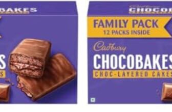Cadbury Chocobakes Choclayered Cakes, 228 G (Pack Of 2)