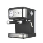 Black+Decker Bxcm1001In 1100W 10-Cup 15 Bar Expresso Coffee Maker | 1.5L Water Tank Capacity | Anti-Drip Feature | Auto Keep-Warm Function | 2-Year Warranty -(Black+Grey)