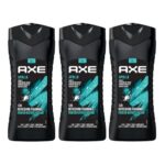 Axe Apollo 3-In-1 Body, Face & Hair Wash | Fresh Sage & Cedarwood Scent | 12H Refreshing Fragrance | Combo Of 3| 400 Ml Each