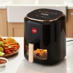 Cello Smart Pro Digital Display & Touch Control Panel, Uses Up To 90% Less Fat 1400 W Air Fryer(4.5 L)