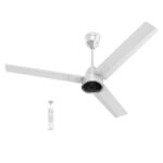Goldmedal Oryzo Bldc 1200Mm Bee Certified 5 Star Rated Ceiling Fan For Home And Office | Remote Control | Anti Dust | Smooth & Silent Operation (Angel White)