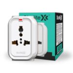 Sturlite Alyx 3 Pin Plug| 2-Pin & 3-Pin Socket| Universal Ac Travel Adapter| Strong Polycarbonate Body Socket| Compact Converter Plug For Travel, Home & Office Use – (Pack Of 1)