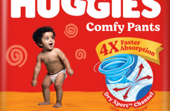 Huggies Comfy Baby Diaper Pants, Upto 50% Faster Absorption – Xl(56 Pieces)