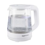 Amazon Basics 1.5 Litre Electric Glass Kettle | 1350W | 360° Swivel Base | Led Indicator | Dry Boil Protection |Auto Shut-Off & Overheat Protection | Multipurpose Travel Kettle