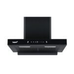 Livpure Fenix 60 Cm | T-Shape Chimney | 1400 M³/Hr Suction | Filterless | Touch & Gesture Control | Low Noise | 10 Years Motor + 2 Years Comprehensive Warranty | Black