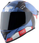Vega Bolt Marvel Captain America Motorbike Helmet(Dull Blue Red White)