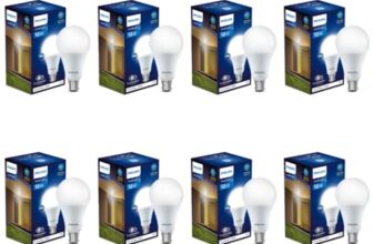 Philips Base B22 12-Watt (Pack Of 8, Cool Day Light)
