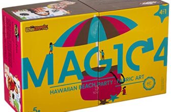 Magic4 Art Hawaiian Beach Party – Art And Craft Kit, Diy Kit And Learn Fabric Arts And Painting For Girls 5 Years And Above, Multicolor