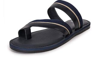 Red Tape Men’S Navy Flat Sandal-6 Kids Uk (Rss2444D)