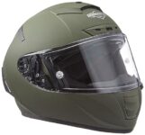 Steelbird Hi-Gn Sa-2 Aeronautics Matt B.Green With Plain Visor 580Mm