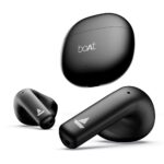 Boat Airdopes Atom 81 Truly Wireless In Ear True Wireless Earbuds W/Upto 50H Playtime, Quad Mics Enx Tech, 13Mm Drivers,Super Low Latency(50Ms), Asap Charge, Bt V5.3(Opal Black)