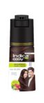 Indica Easy Do-It-Yourself Hair Color Shampoo Pump Pack With 5 Herbal Extracts And 100% Ammonia Free, Long Lasting Formula, 180 Ml – Natural Brown Colour (Gloves Included)