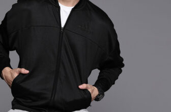 Adidas Full Sleeve Solid Men Jacket
