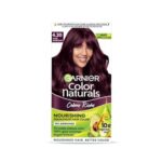 Garnier, Hair Colouring Creme, Long-Lasting Colour, Smoothness & Shine, Color Naturals, Shade: 4.20 Wine Burgundy, 70Ml + 60G