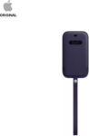 Apple Pouch For Iphone 12 Pro(Deep Violet, Leather)
