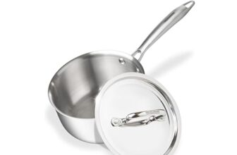 Fackelmann 1.5 Liter Sauce Pan, Tea Pan, Triply | German Quality | Energy-Efficient | Non-Toxic | Versatile Sauce Pan With Lid | Hassle-Free Maintenance | Premium Durability | Magnitech Induction