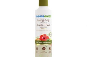 Mamaearth Kerala Thaali Shampoo With Hibiscus, Shikakai, Amla, Flax Seeds For Thick & Long Hair – 250 Ml| Ready To Use Thali | Gently Cleanses | Adds Shine | 12 Potent Herbs | 100% Natural Herbs