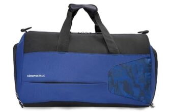 Aeropostale Granger Unisex Polyster 43L Gymbag Duffel – Blue