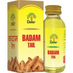 Dabur Badam Tail : Sweet Almond Oil | Rich In Vitamin -E For Healthy Skin , Hair And Body – 100Ml