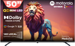Motorola 127 Cm (50 Inch) Ultra Hd (4K) Mini Led Smart Google Tv With Edition With Dolby Vision & Dolby Atmos(50Uhdgmmwkrq)