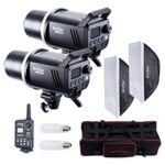 Godox Ms200 Studio Light Kit 200Ws Gn53 5600K | Bowens Mount Portable Monolight | Built-In Godox 2.4G Wireless System | 150W Modeling Lamp | Outstanding Power Output Stability (Ms200 Kit)
